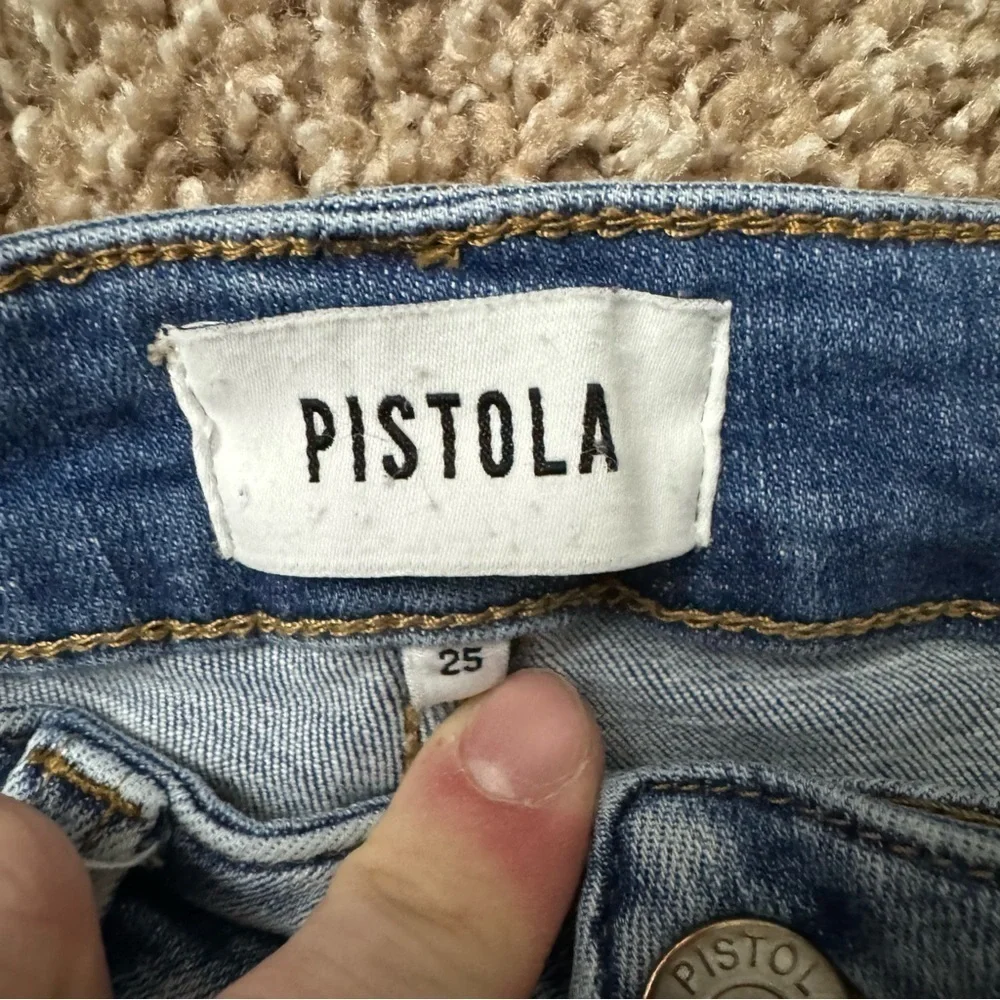 Pistola Women’s Arielle Skinny Scissor‎ Cut Hem Jean Size 25